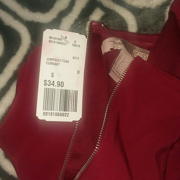 Forever 21 contemporary jumpsuit currant - Picture 5 of 6